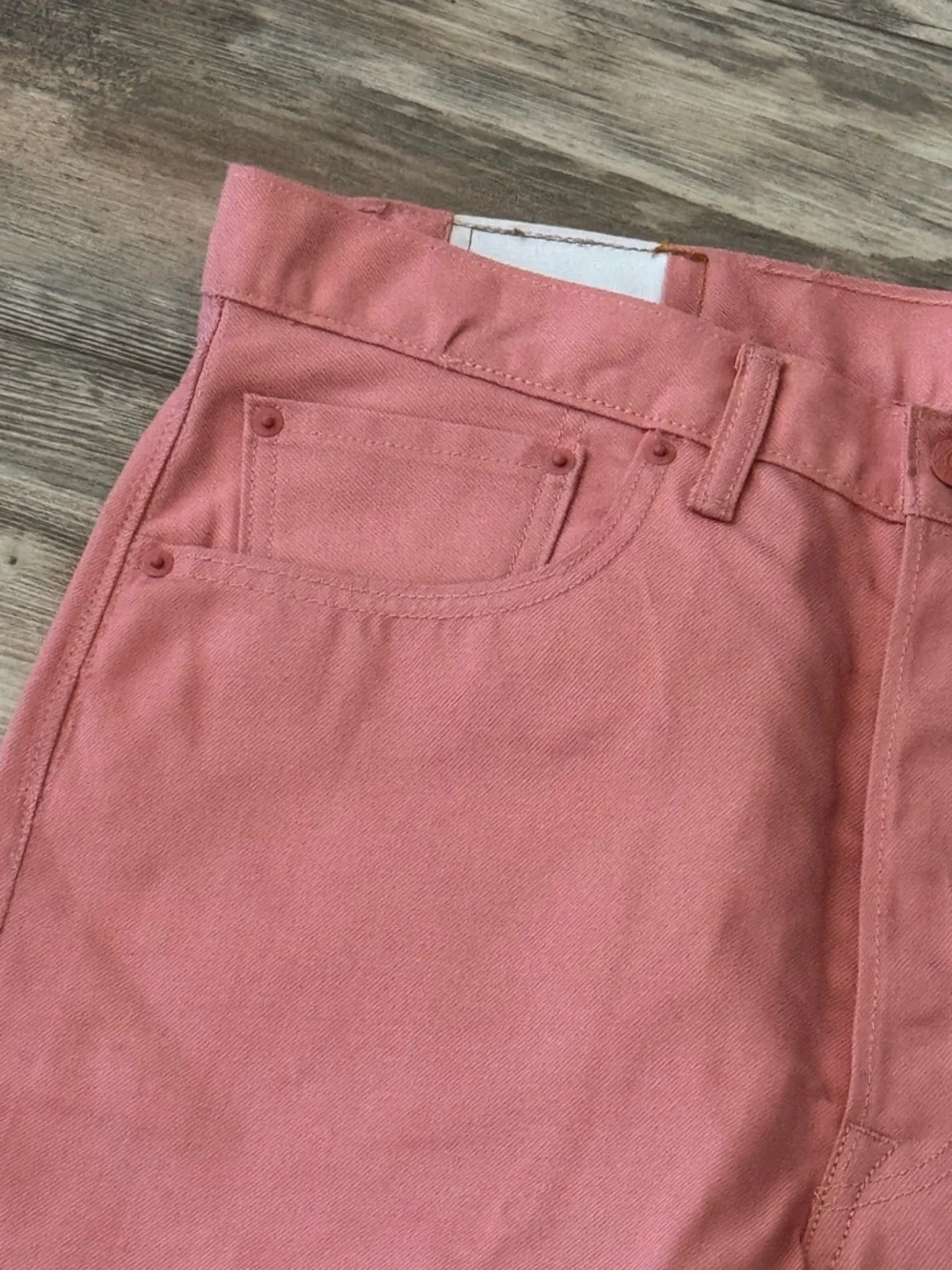 Levi's 501 original fit jeans Coral Pink Color Button Fly 34x30